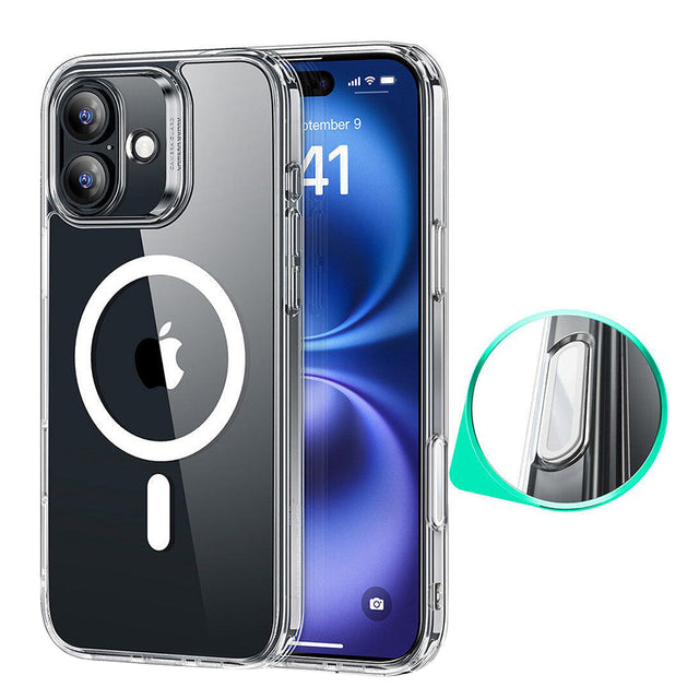 Husa de protectie ESR Classic Hybrid HaloLock compatibil cu iPhone 16, Transparent