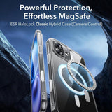 Husa pentru iPhone 16 - ESR Classic Hybrid HaloLock - Frosted Black