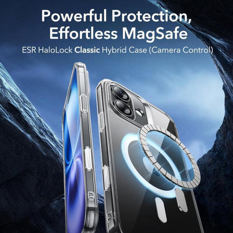 Husa pentru iPhone 16 - ESR Classic Hybrid HaloLock - Frosted Black