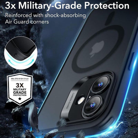 Husa pentru iPhone 16 - ESR Classic Hybrid HaloLock - Frosted Black