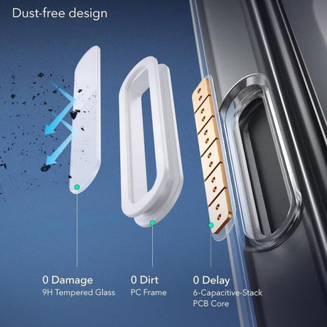 Husa de protectie ESR Classic Hybrid HaloLock compatibil cu iPhone 16 Pro, Transparent
