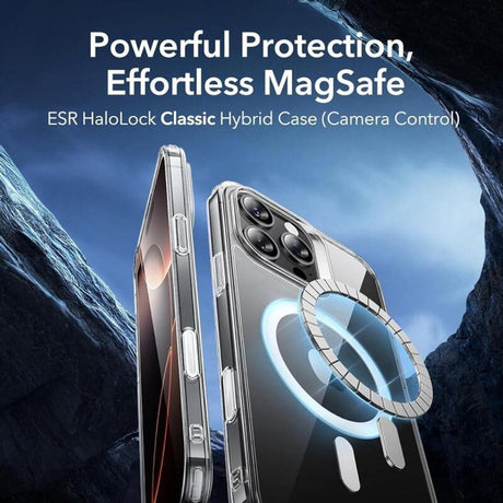 Husa de protectie ESR Classic Hybrid HaloLock compatibil cu iPhone 16 Pro, Transparent