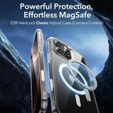 Husa de protectie ESR Classic Hybrid HaloLock compatibil cu iPhone 16 Pro, Negru Mat