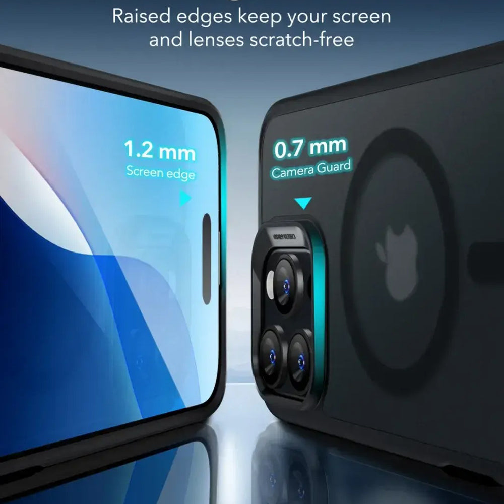 Husa de protectie ESR Classic Hybrid HaloLock compatibil cu iPhone 16 Pro, Negru Mat