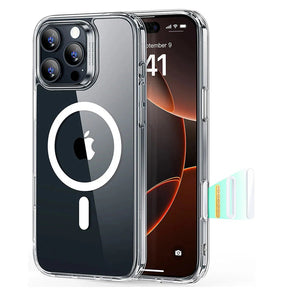 Husa de protectie ESR Classic Hybrid HaloLock compatibil cu iPhone 16 Pro Max, Transparent