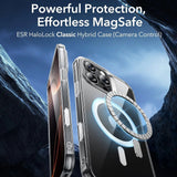 Husa de protectie ESR Classic Hybrid HaloLock compatibil cu iPhone 16 Pro Max, Transparent Black