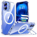 Husa de protectie ESR Classic Hybrid HaloLock Kickstand compatibil cu iPhone 16, Transparent