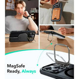 Husa de protectie ESR Classic Hybrid HaloLock Kickstand compatibil cu iPhone 16 Pro Max, Negru Mat