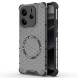 Husa de protectie Techsuit HoneyComb Shield MagSafe compatibil cu Xiaomi Redmi Note 14 4G (Regional), Negru