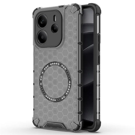 Husa de protectie Techsuit HoneyComb Shield MagSafe compatibil cu Xiaomi Redmi Note 14 4G (Regional), Negru