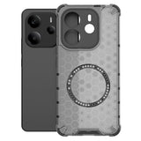 Husa de protectie Techsuit HoneyComb Shield MagSafe compatibil cu Xiaomi Redmi Note 14 4G (Regional), Negru