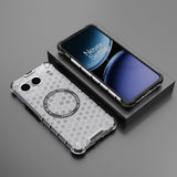 Husa de protectie Techsuit HoneyComb Shield MagSafe compatibil cu OnePlus Nord 4, Alb