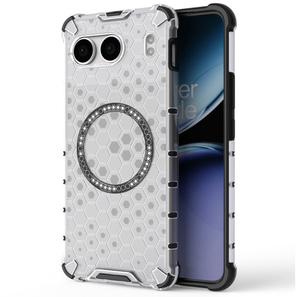 Husa de protectie Techsuit HoneyComb Shield MagSafe compatibil cu OnePlus Nord 4, Alb