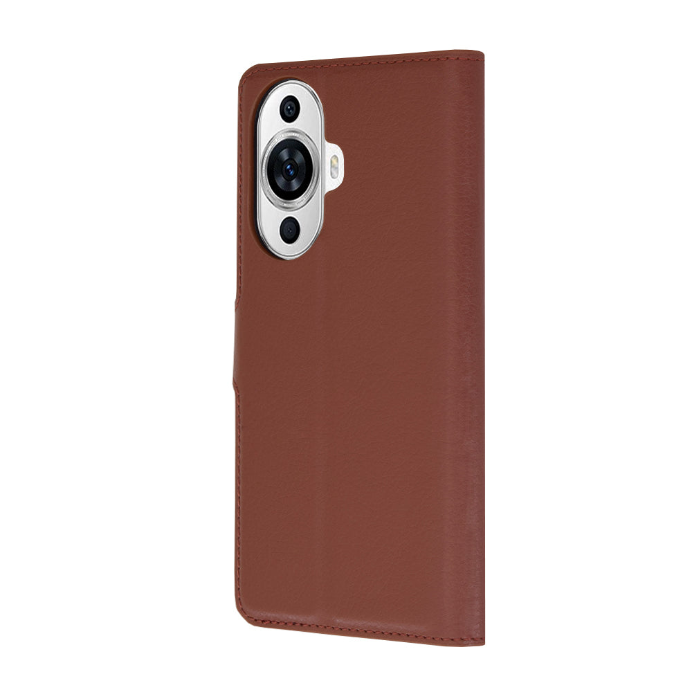 Husa de protectie Techsuit Leather Folio compatibil cu Huawei nova 11 / nova 12s, Maro