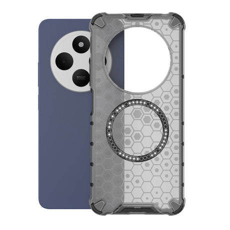 Husa de protectie Techsuit HoneyComb Shield MagSafe compatibil cu Xiaomi Redmi 14C / Poco C75, Negru