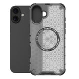 Husa de protectie Techsuit HoneyComb Shield MagSafe compatibil cu iPhone 16, Negru