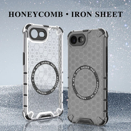 Husa de protectie Techsuit HoneyComb Shield MagSafe compatibil cu iPhone 16e / iPhone 17e, Negru