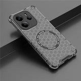 Husa de protectie Techsuit HoneyComb Shield MagSafe compatibil cu iPhone 15 Pro, Negru