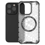 Husa de protectie Techsuit HoneyComb Shield MagSafe compatibil cu iPhone 15 Pro Max, Alb