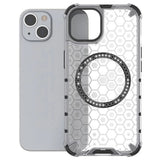 Husa de protectie Techsuit HoneyComb Shield MagSafe compatibil cu iPhone 14, Alb