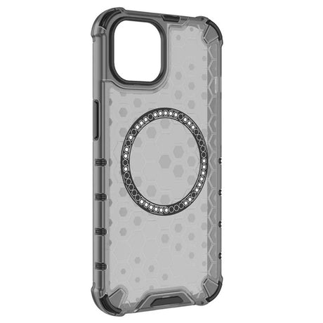 Husa de protectie Techsuit HoneyComb Shield MagSafe compatibil cu iPhone 14, Negru