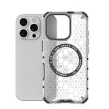 Husa de protectie Techsuit HoneyComb Shield MagSafe compatibil cu iPhone 16 Pro, Alb
