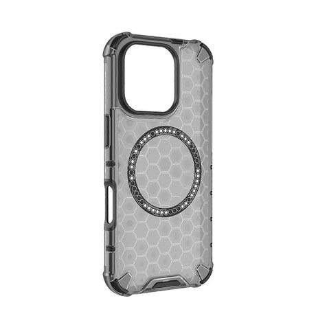 Husa de protectie Techsuit HoneyComb Shield MagSafe compatibil cu iPhone 16 Pro Max, Negru