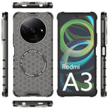 Husa de protectie Techsuit HoneyComb Shield MagSafe compatibil cu Xiaomi Redmi A3 / Redmi A3x, Negru