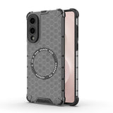 Husa de protectie Techsuit HoneyComb Shield MagSafe compatibil cu Samsung Galaxy S25 Edge, Negru