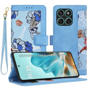 Husa de protectie Techsuit FlipCraft compatibil cu Motorola Edge 60 / Edge 60 Fusion, Vibrant Blue