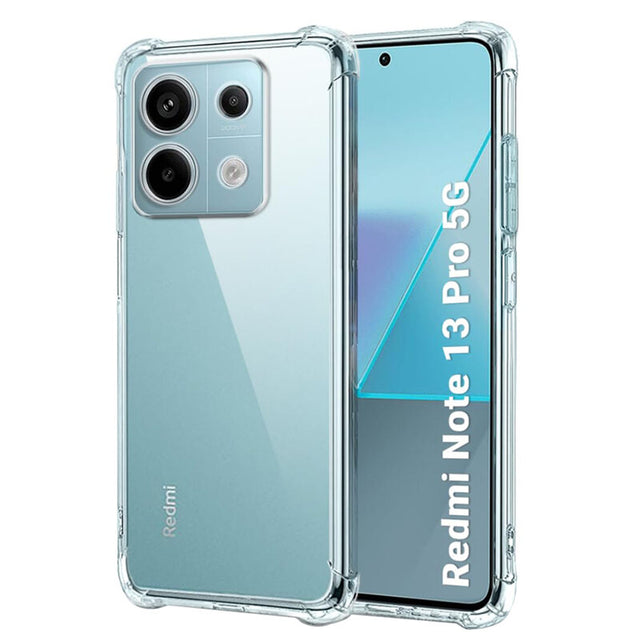 Husa de protectie Techsuit Shockproof Clear Silicone compatibil cu Xiaomi Redmi Note 13 Pro 5G / Poco X6, Transparent