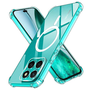 Husa de protectie Techsuit Shockproof Clear Silicone MagSafe compatibil cu Honor X8c, Transparent