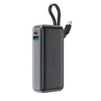 Baterie externa Acefast (M7-10000), with Type-C Cable, USB-C, USB, 10000mAh, 30W, Digital Display, Dirt-resistant, Negru