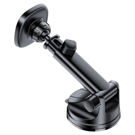 Suport Acefast (D45), for Dashboard/Windshield, Strong Magnetic Grip, Telescopic Rod, Non-Slip Pad, 4.7 - , Negru