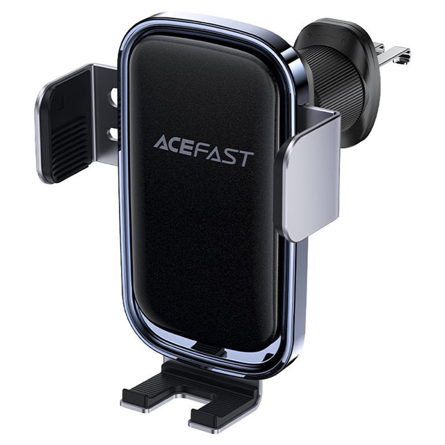 Suport Acefast with Wireless Charging (D39), for Air Vent, with Solar Panel, Battery, Automatic Arms, Negru