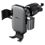 Suport Acefast Gravity (D38), for Air Vent, Stable Gravity Grip, Adjustable, Non-Slip, Universal, Metal Gray