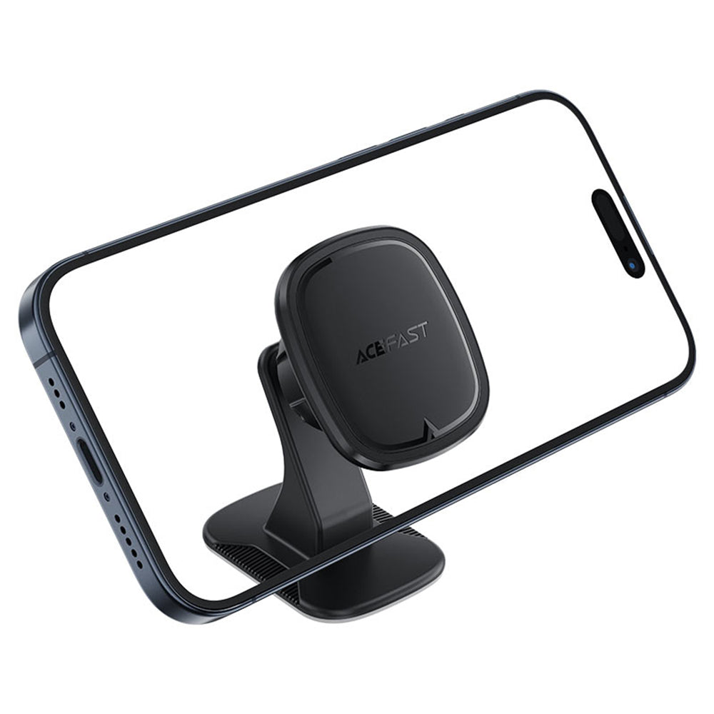 Suport Acefast (D35), for Dashboard, Strong Magnetic Grip, Secure Adhesive, Non-Slip, Universal, Negru