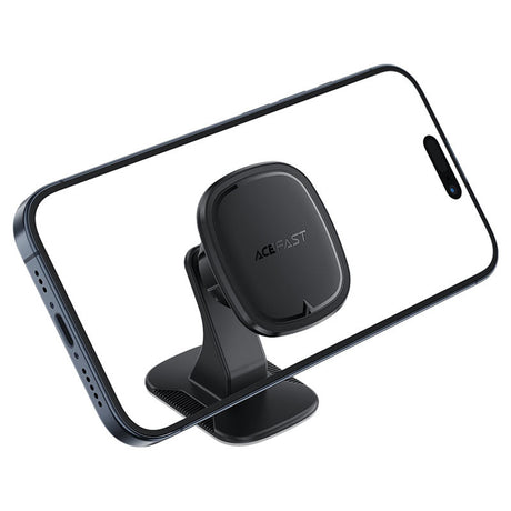 Suport Acefast (D35), for Dashboard, Strong Magnetic Grip, Secure Adhesive, Non-Slip, Universal, Negru