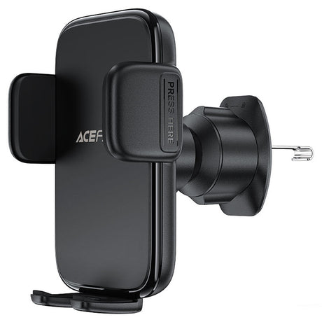 Suport Acefast (D27), for Air Vent, Free Rotation, Multi-Angle Adjustment, Lock Clip, for 4.5 - , Negru