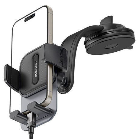 Suport Acefast (D26), for Dashboard, 360° Rotation, Multi-Angle Adjustment, Secure Fit, for 4.5 - , Negru