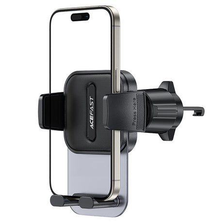 Suport Acefast (D25), for Air Vent, Free Rotation, Adjustable Angle, Secure Lock Clip, for 4.5 - , Negru