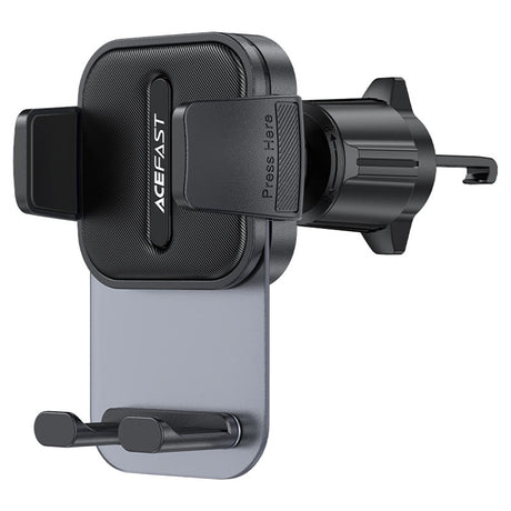 Suport Acefast (D25), for Air Vent, Free Rotation, Adjustable Angle, Secure Lock Clip, for 4.5 - , Negru