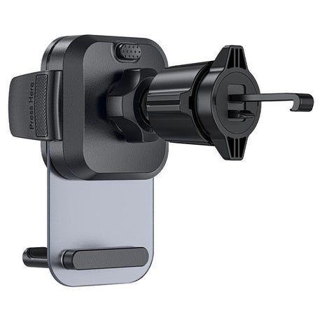 Suport Acefast (D25), for Air Vent, Free Rotation, Adjustable Angle, Secure Lock Clip, for 4.5 - , Negru