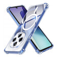 Husa de protectie Techsuit Shockproof Clear Silicone MagSafe compatibil cu Xiaomi Redmi 14C / Poco C75, Transparent