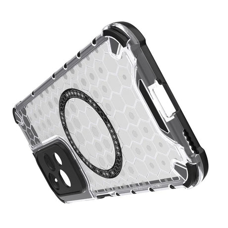 Husa de protectie Techsuit HoneyComb Shield MagSafe compatibil cu Honor 200 Lite, Alb