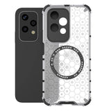 Husa de protectie Techsuit HoneyComb Shield MagSafe compatibil cu Honor 200 Lite, Alb