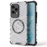 Husa de protectie Techsuit HoneyComb Shield MagSafe compatibil cu Honor 200 Lite, Alb