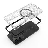Husa de protectie Techsuit HoneyComb Shield MagSafe compatibil cu Honor 200 Lite, Alb