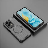 Husa de protectie Techsuit HoneyComb Shield MagSafe compatibil cu Honor 200 Lite, Negru