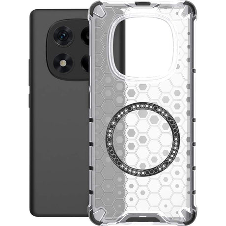 Husa de protectie Techsuit HoneyComb Shield MagSafe compatibil cu Xiaomi Redmi Note 14 Pro+ 5G, Alb